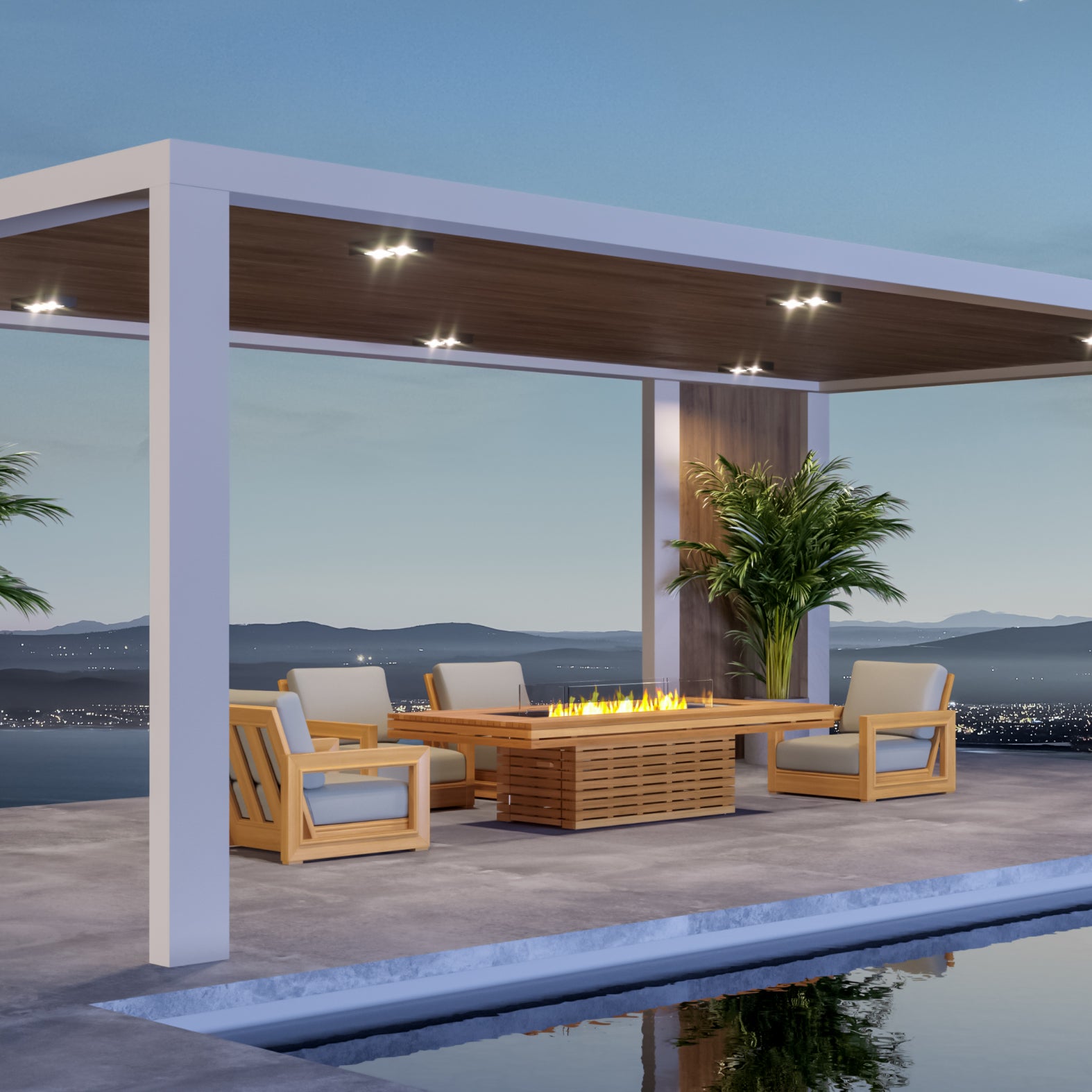 GIN 90 (BAR) FIRE PIT TABLE - ETHANOL