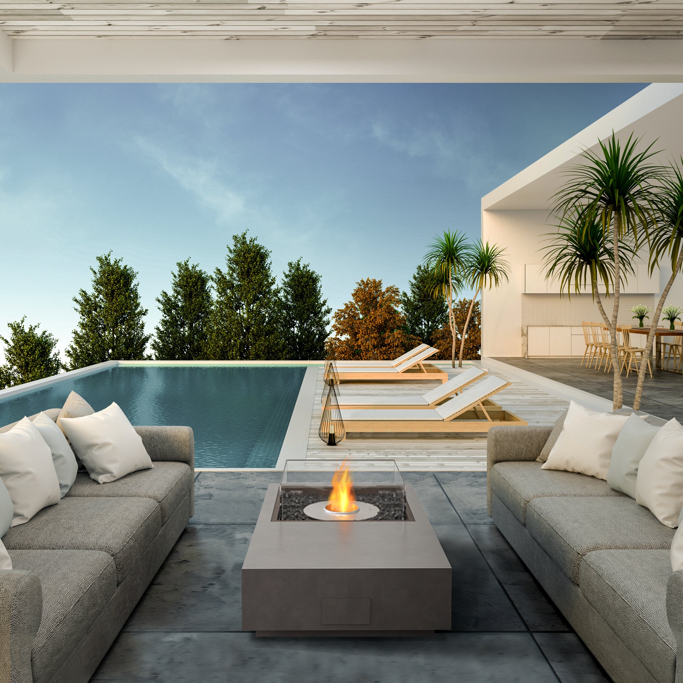 MANHATTAN 50 FIRE PIT TABLE - ETHANOL