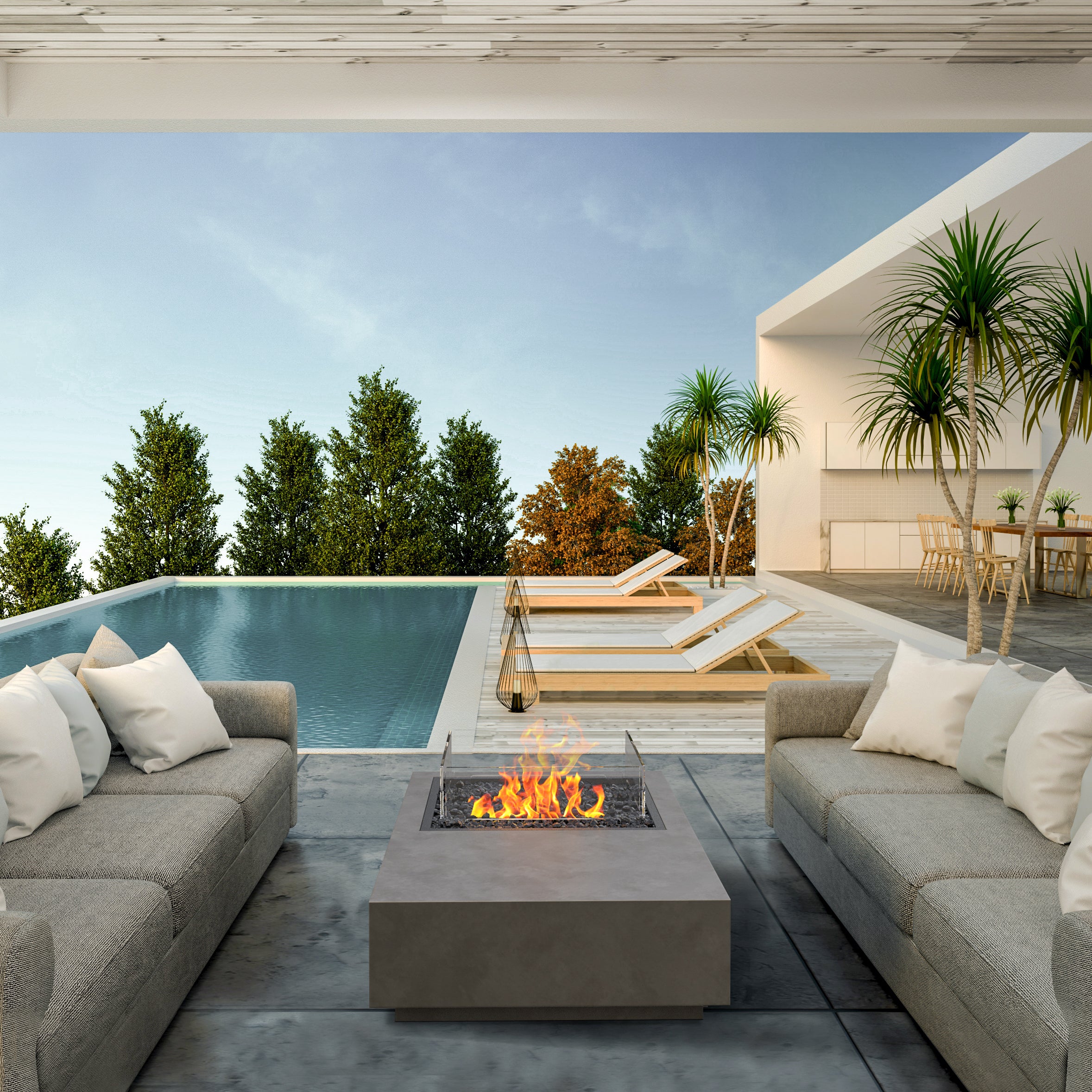 MANHATTAN 50 FIRE PIT TABLE - NATURAL GAS / LIQUID PROPANE