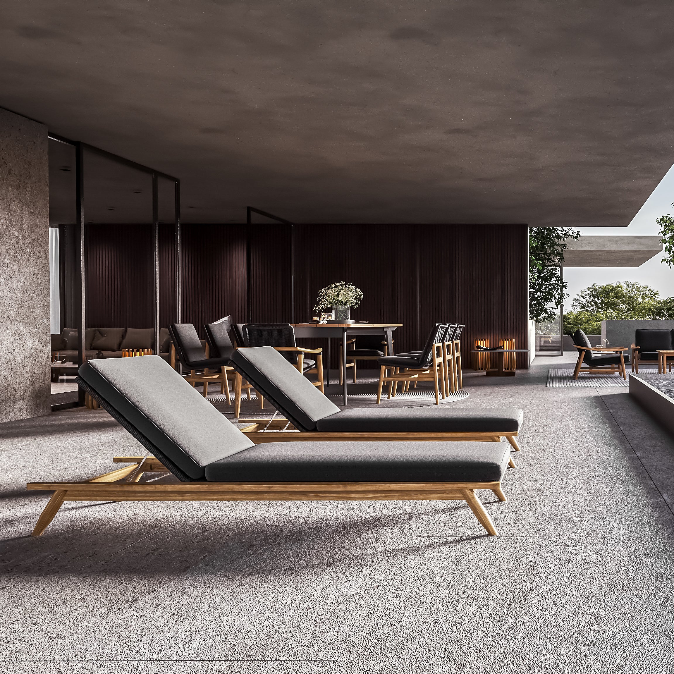 Amalfi Chaise Lounge