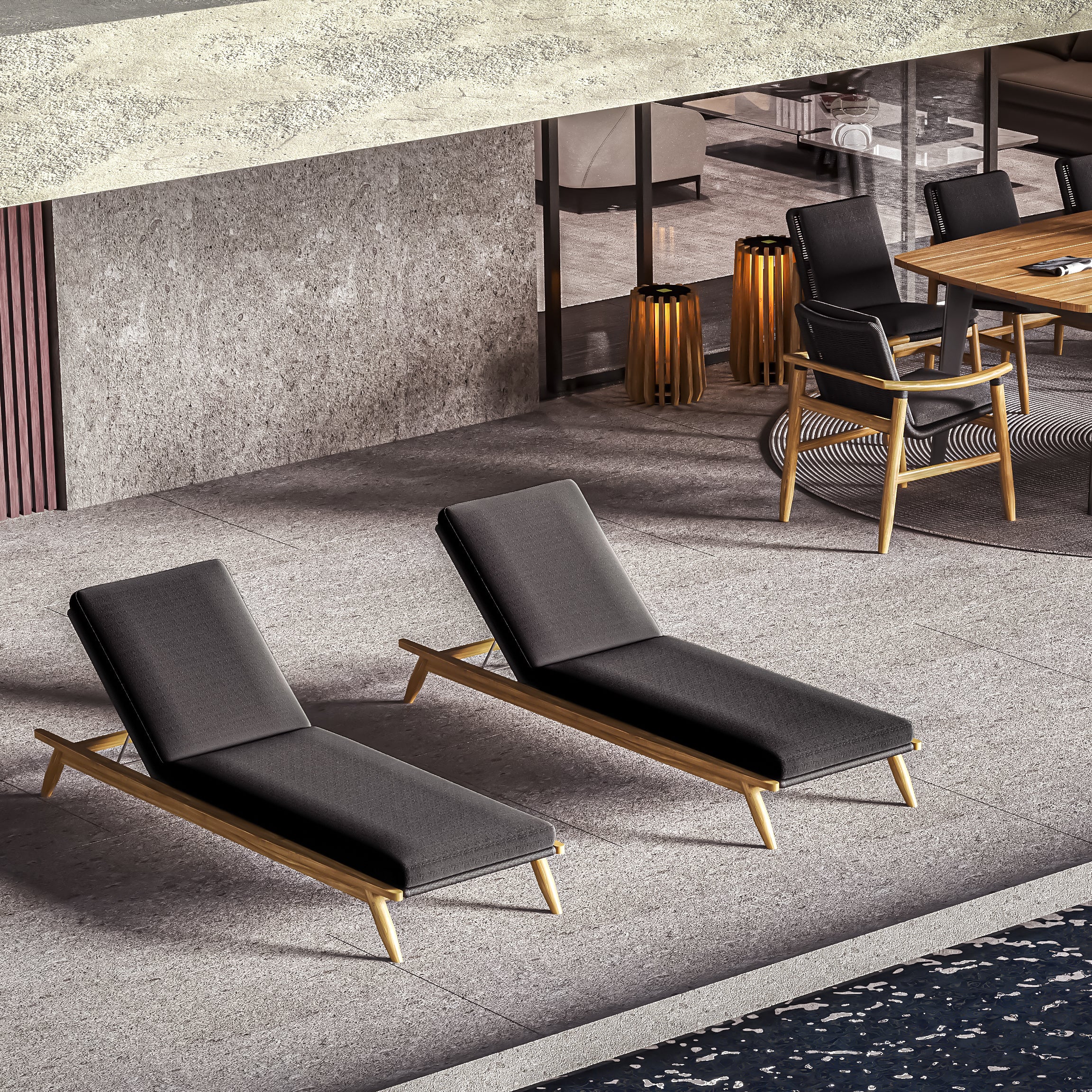 Amalfi Chaise Lounge