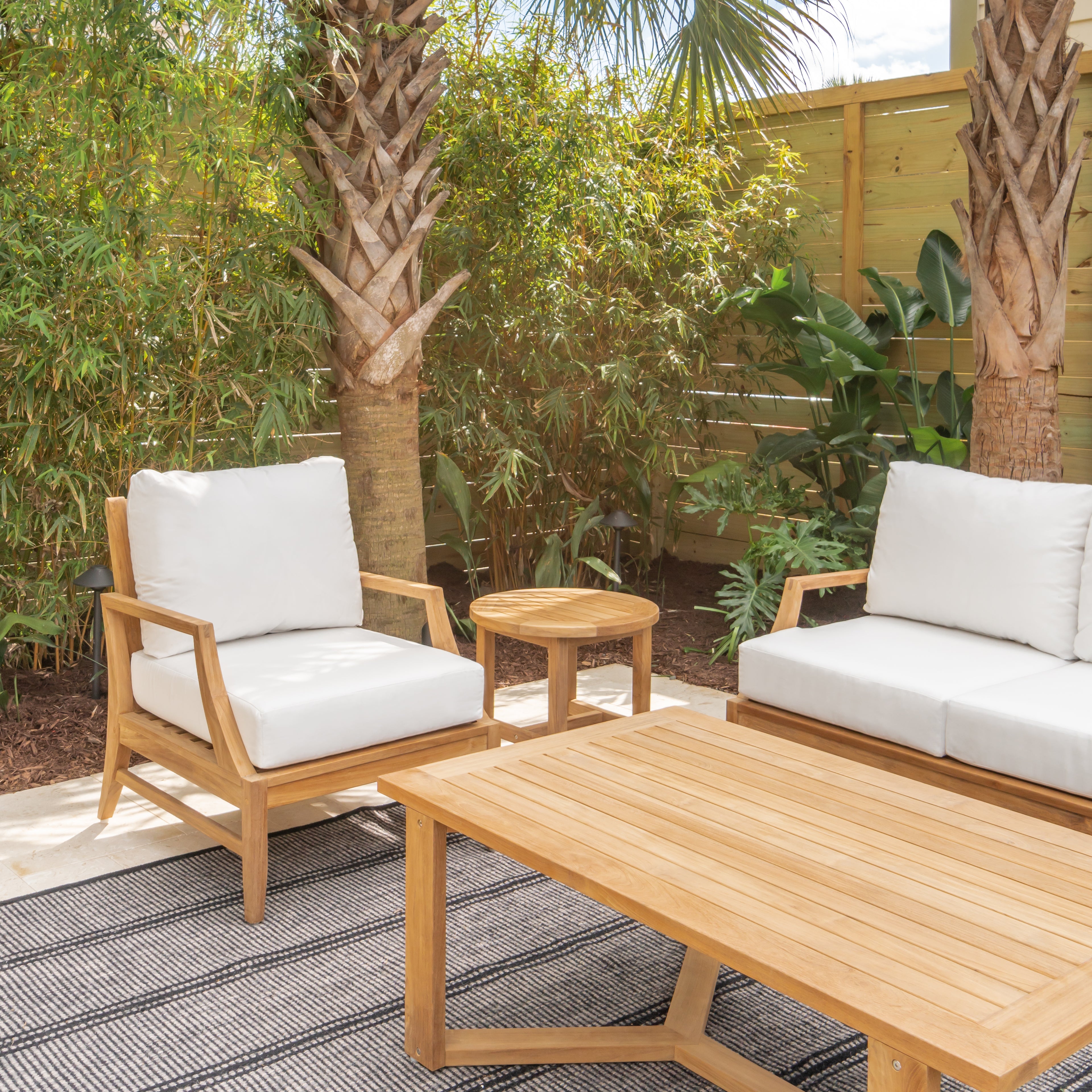 Charleston Sofa/Clubs 5-Piece Lounge Set