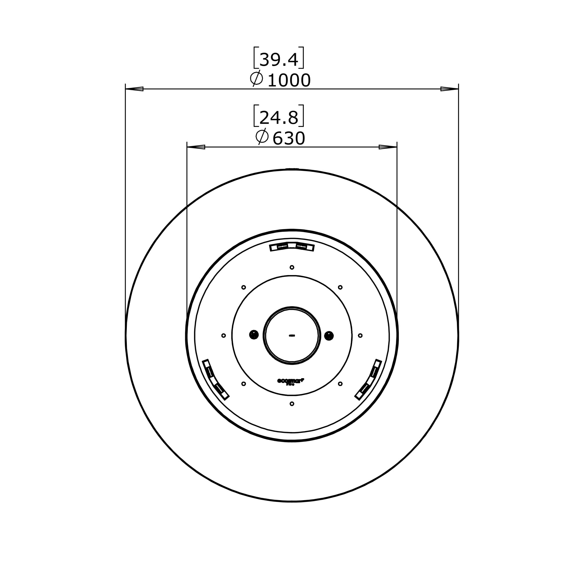 POD 40 FIRE PIT BOWL - NATURAL GAS / LIQUID PROPANE