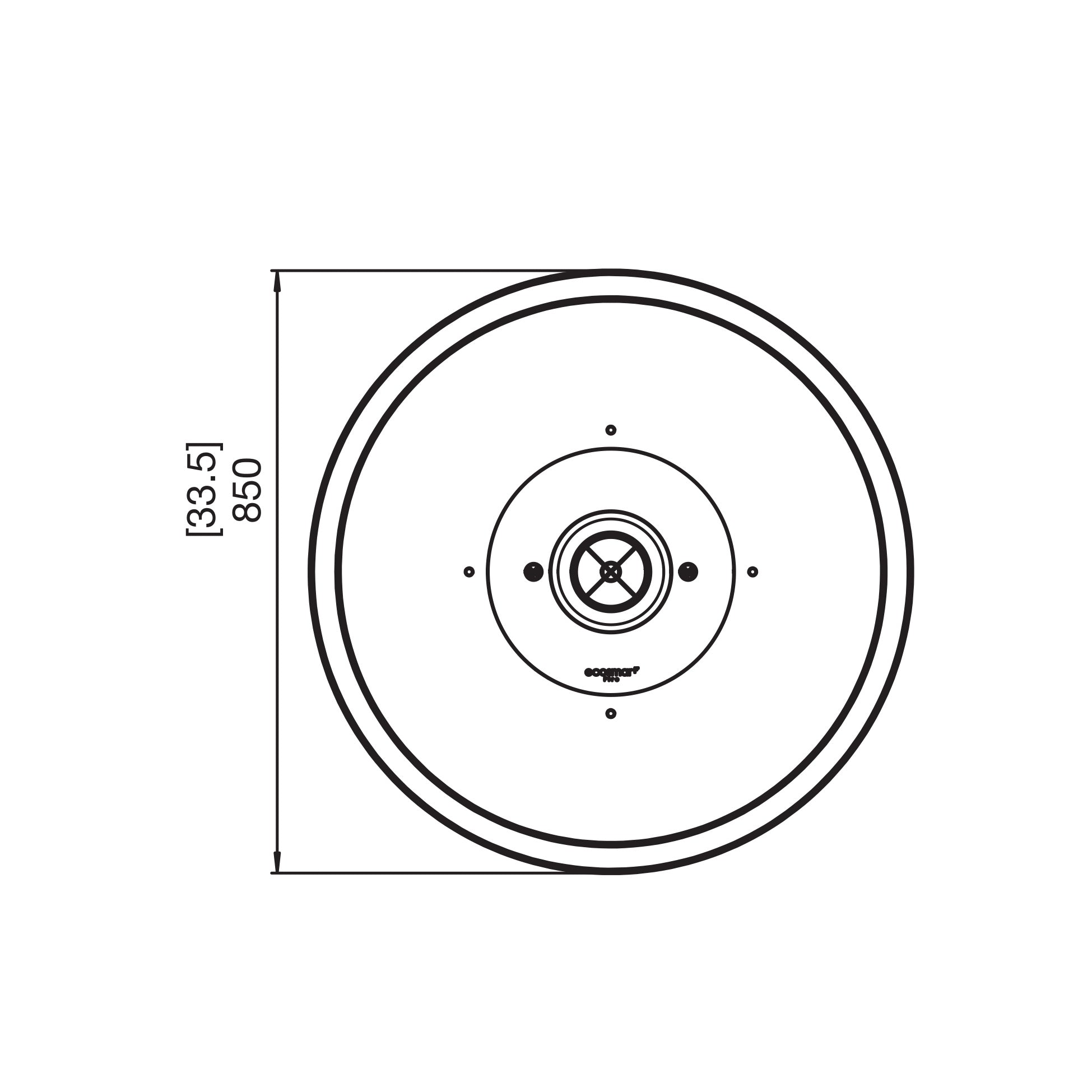 MIX 850 FIRE PIT BOWL - ETHANOL