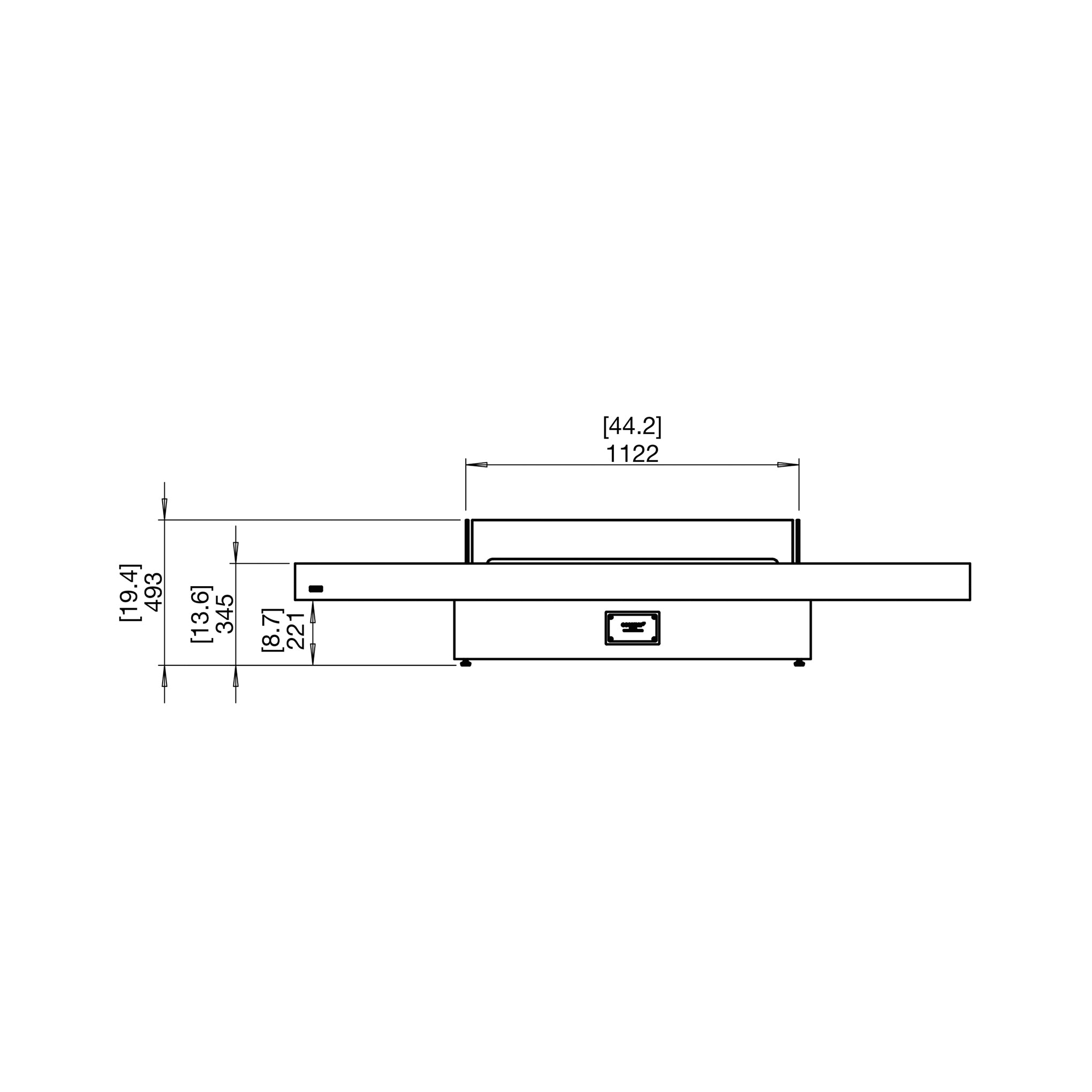 GIN 90 (LOW) FIRE PIT TABLE - NATURAL GAS / LIQUID PROPANE