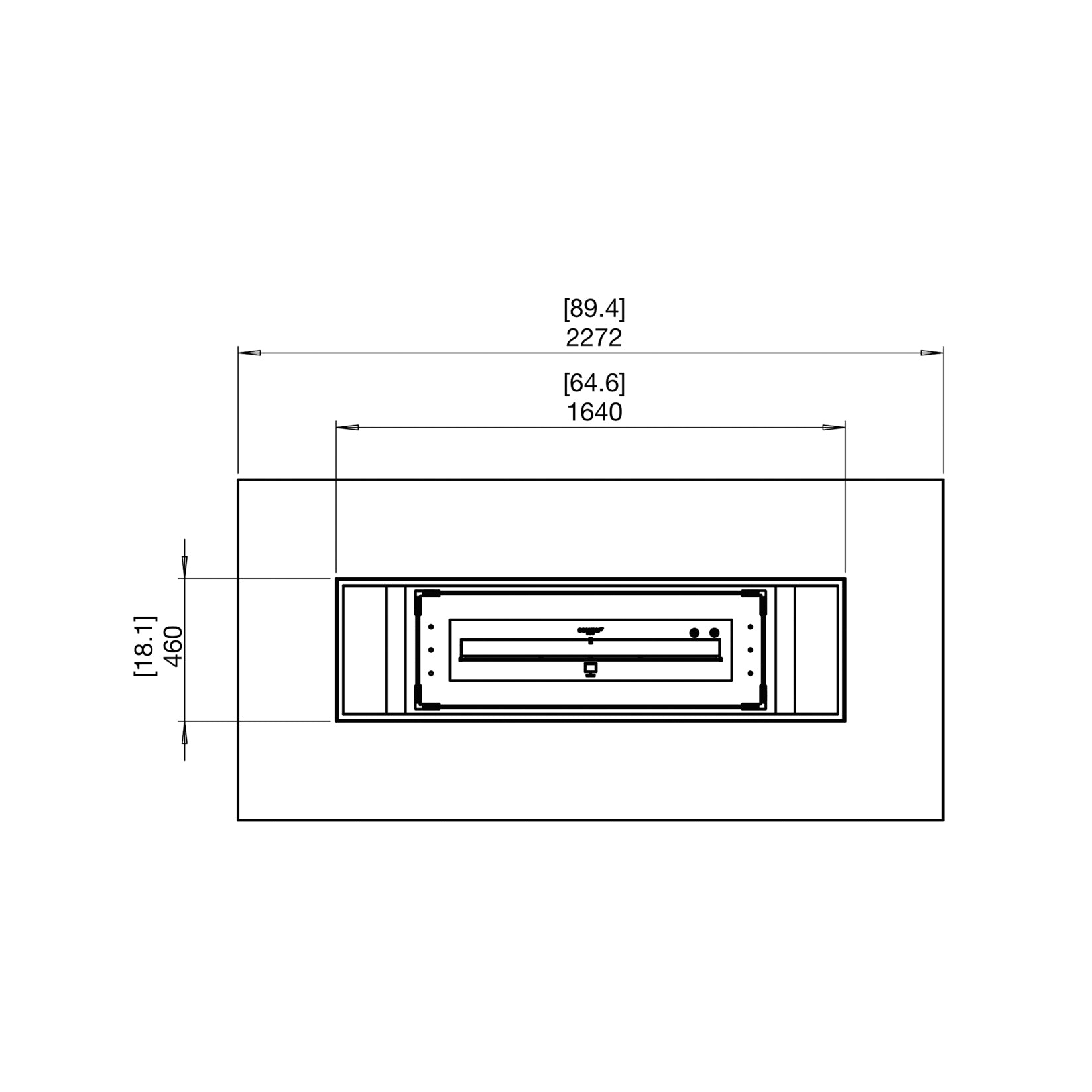 GIN 90 (BAR) FIRE PIT TABLE - ETHANOL