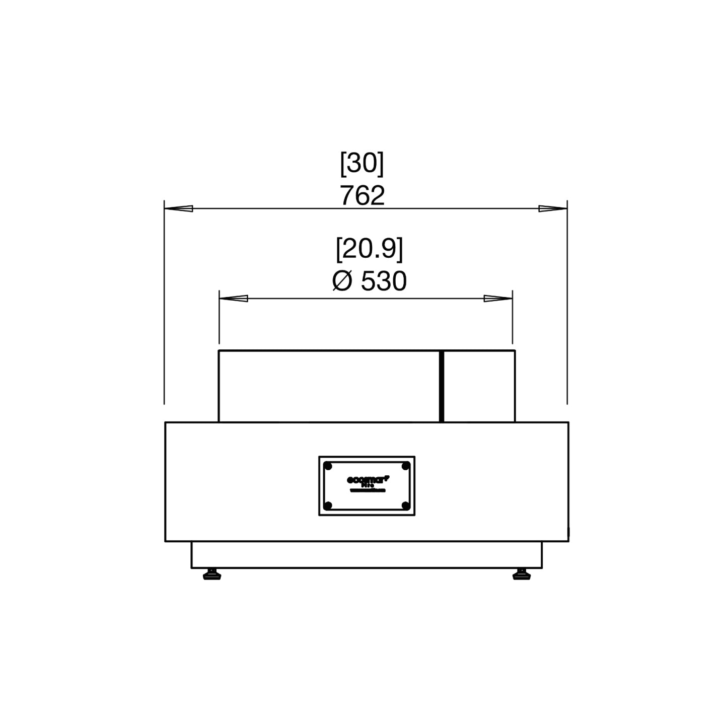 LARNACA FIRE PIT TABLE - ETHANOL