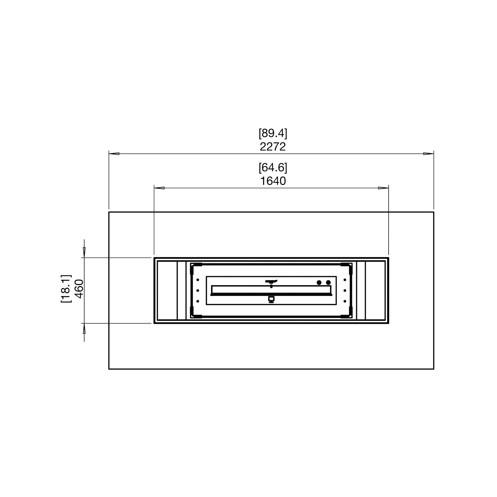 GIN 90 (DINING) FIRE PIT TABLE - ETHANOL