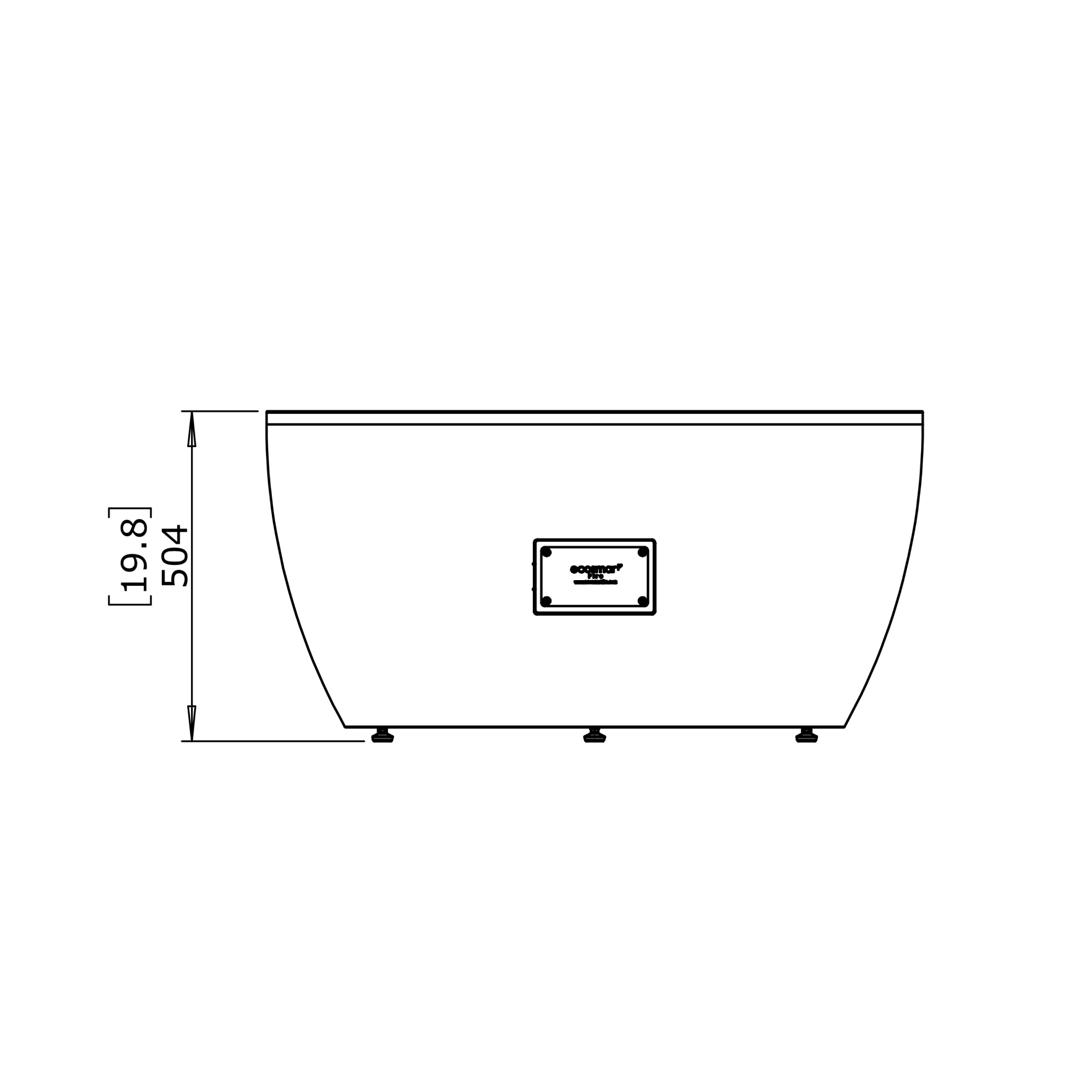 POD 40 FIRE PIT BOWL - ETHANOL