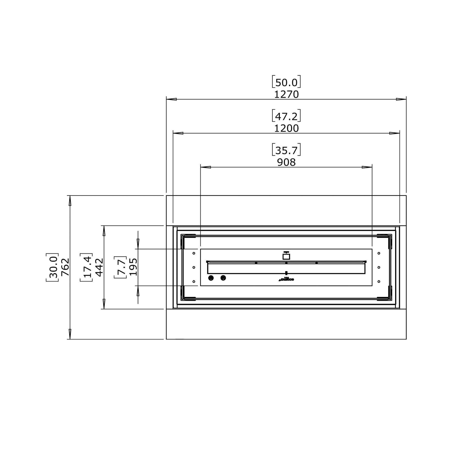 COSMO 50 FIRE PIT TABLE - NATURAL GAS / LIQUID PROPANE