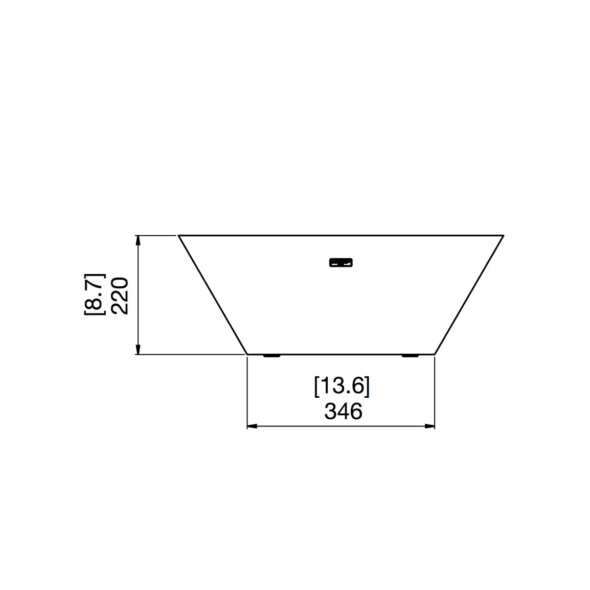 NOVA 600 FIRE PIT - ETHANOL