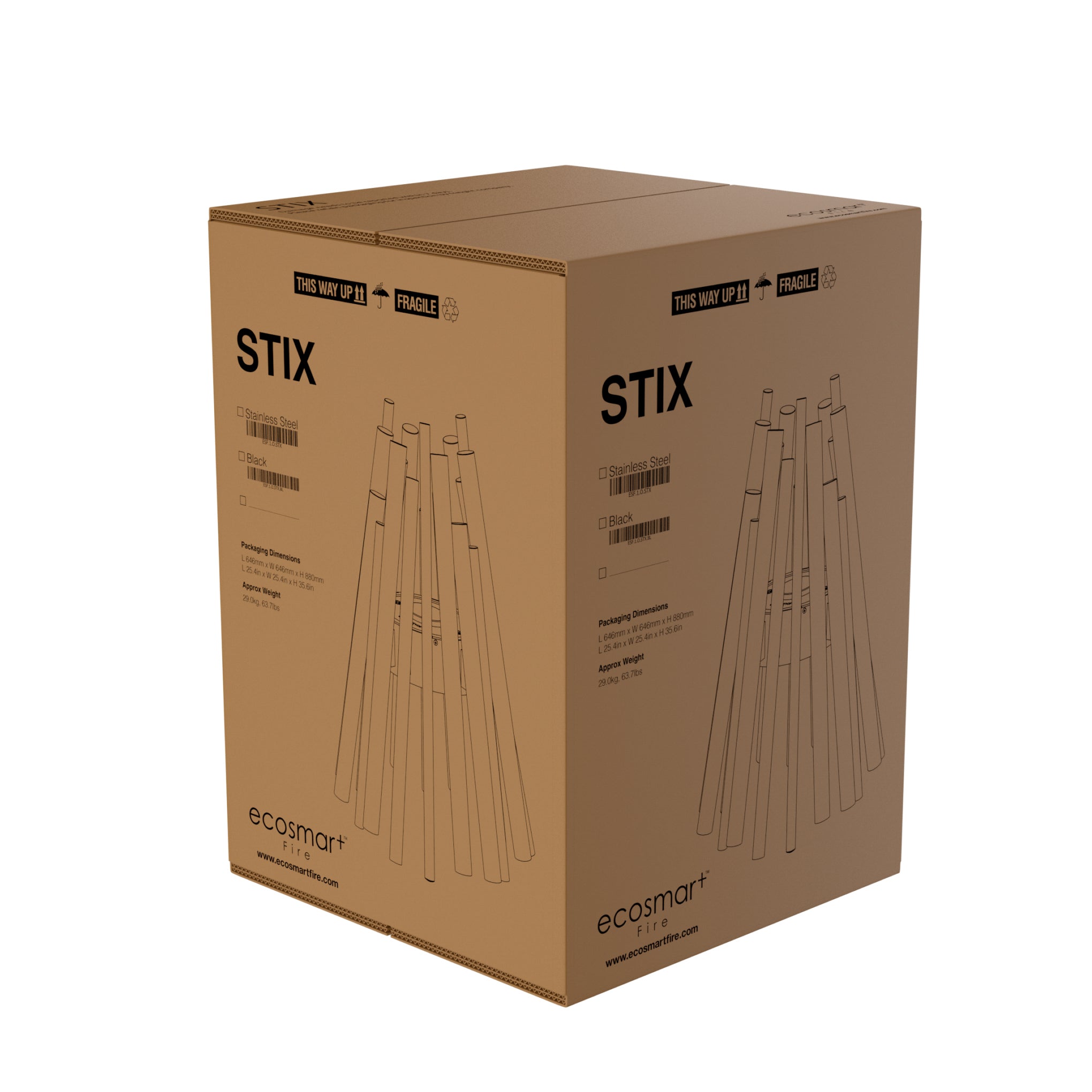 STIX PORTABLE FIRE PIT - ETHANOL