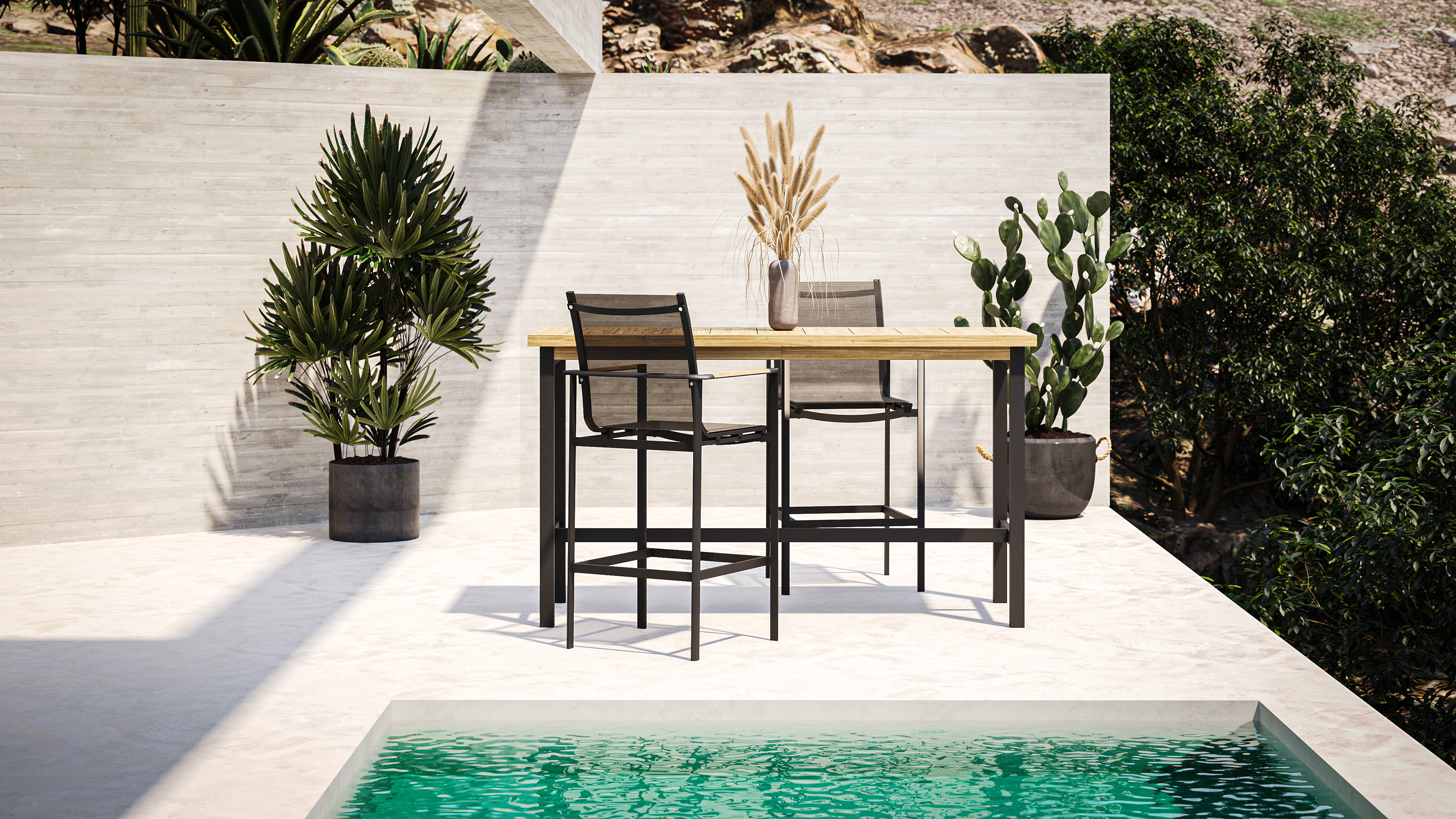 St. Barts Rectangle Bar Table