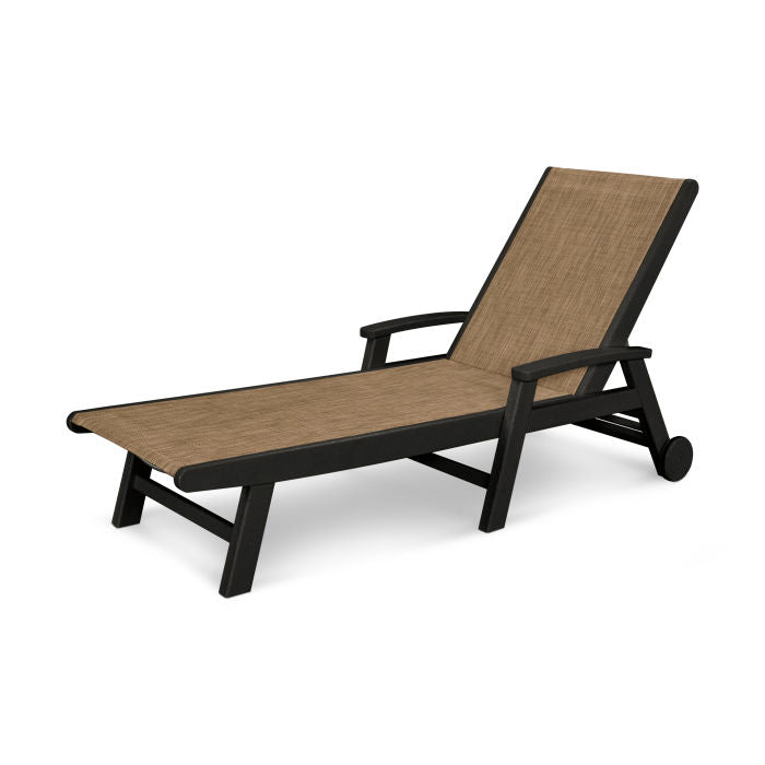 Coastal Chaise With Wheels