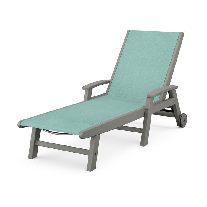 Coastal Chaise With Wheels
