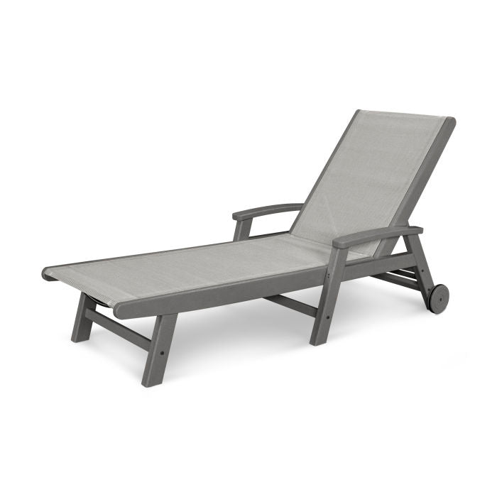 Coastal Chaise With Wheels