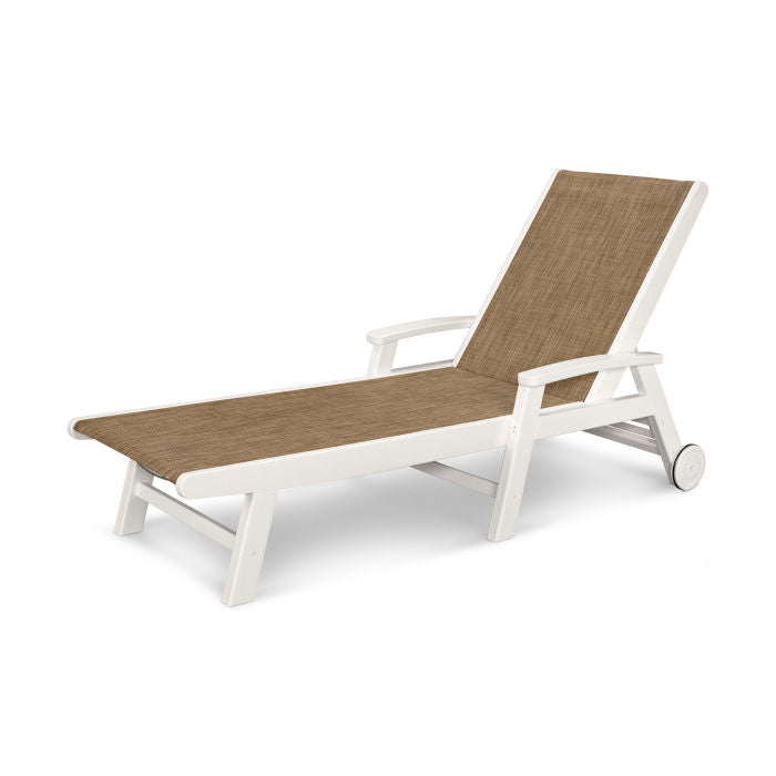 Coastal Chaise With Wheels
