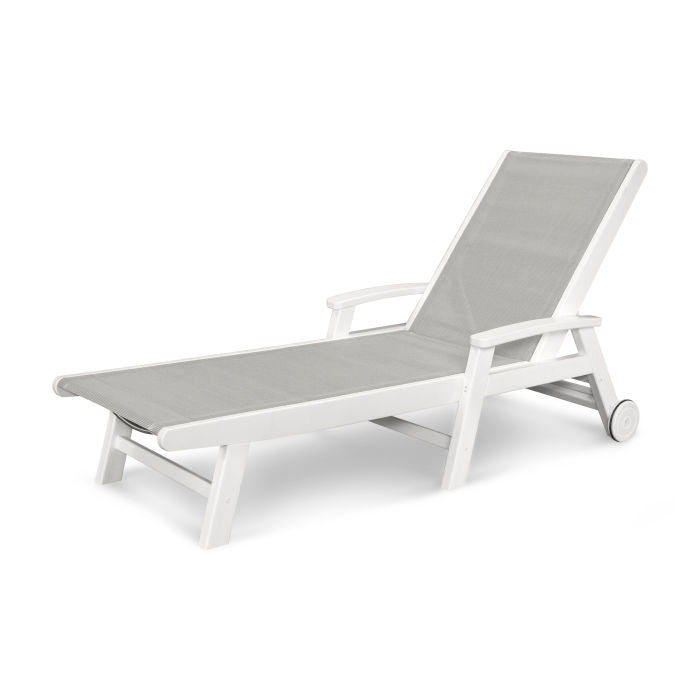 Coastal Chaise With Wheels