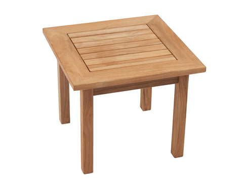 Harbor Square Side Table 21"W x 21"L x 16.5"H by Teak + Table