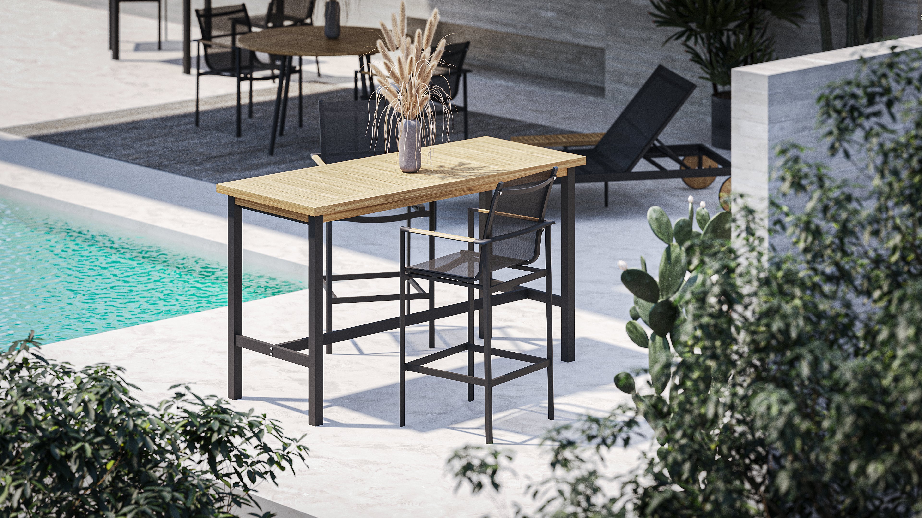 St. Barts Rectangle Bar Table