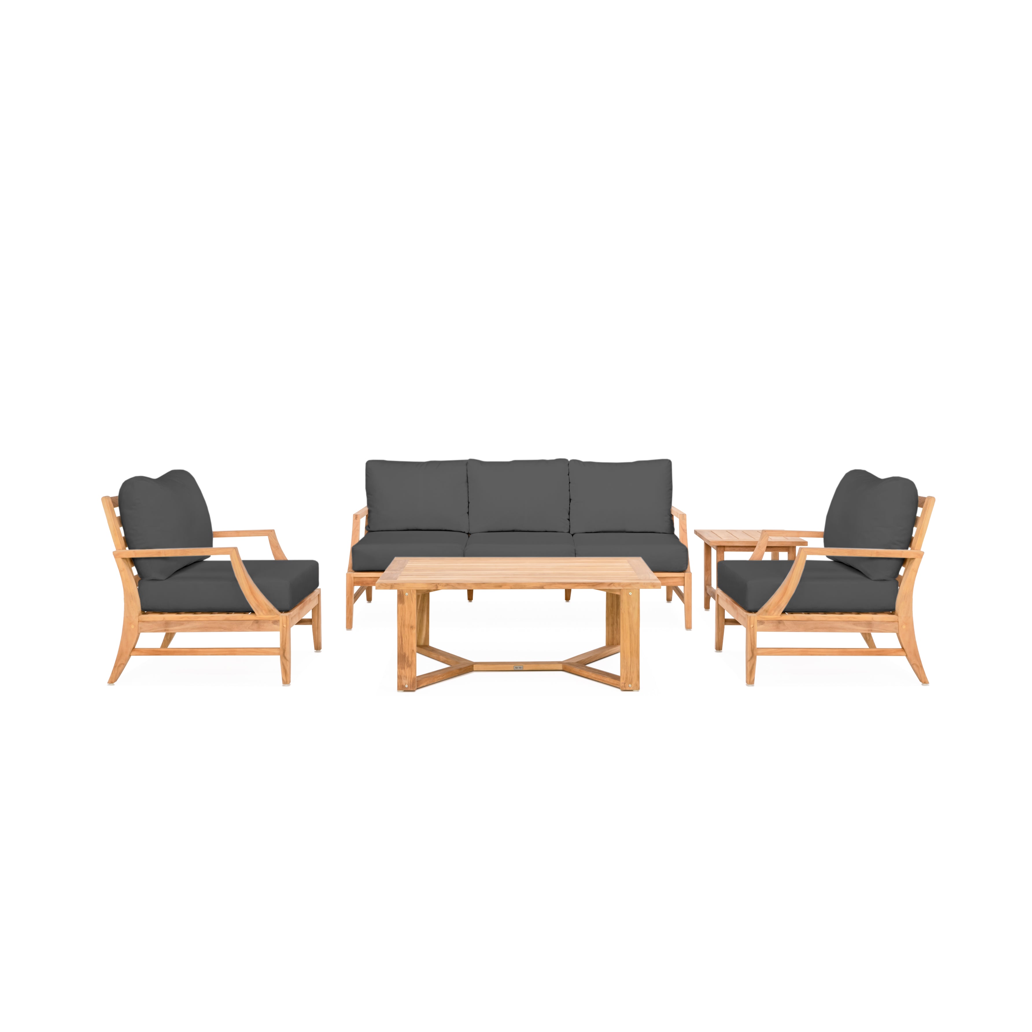 Charleston Sofa/Clubs 5-Piece Lounge Set