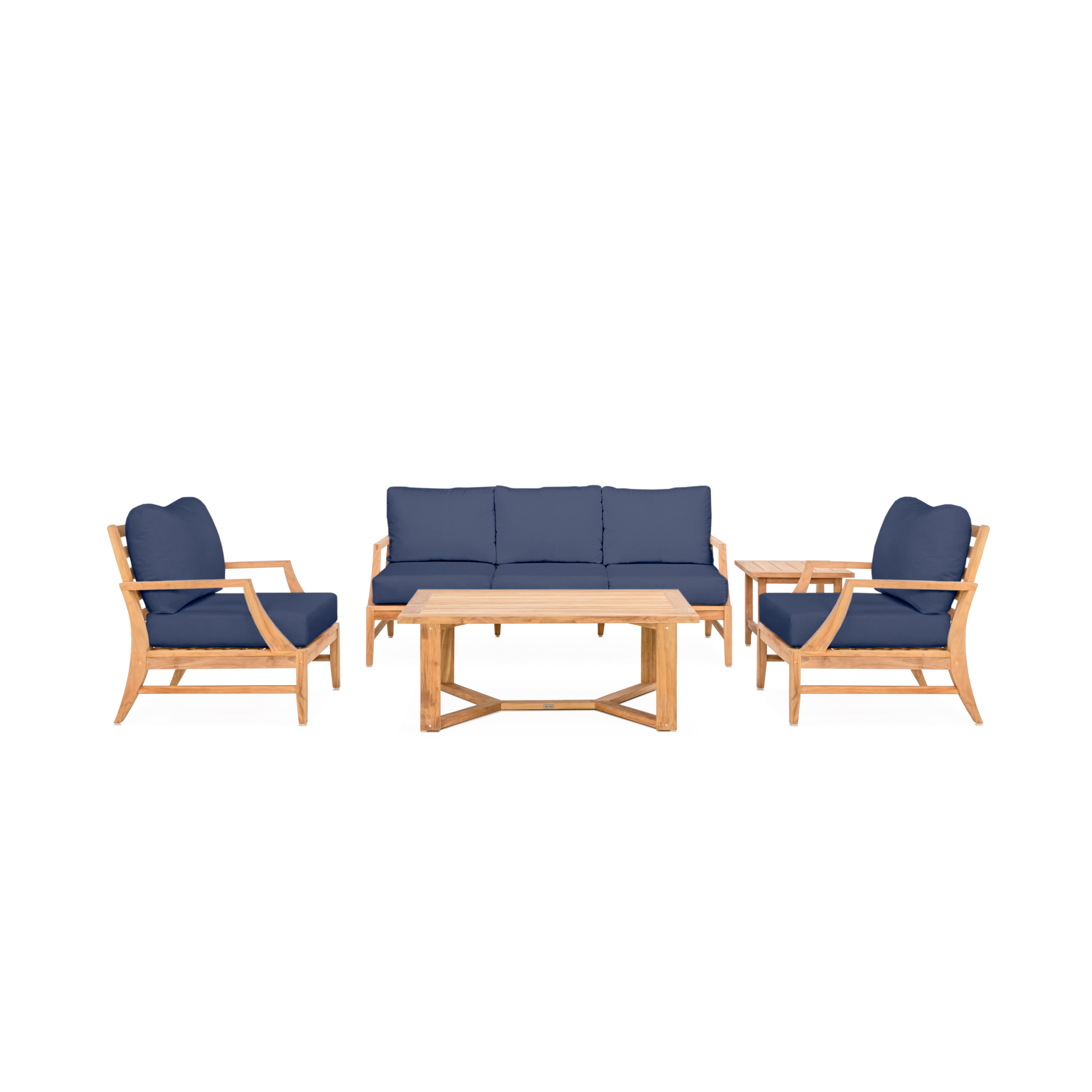 Charleston Sofa/Clubs 5-Piece Lounge Set