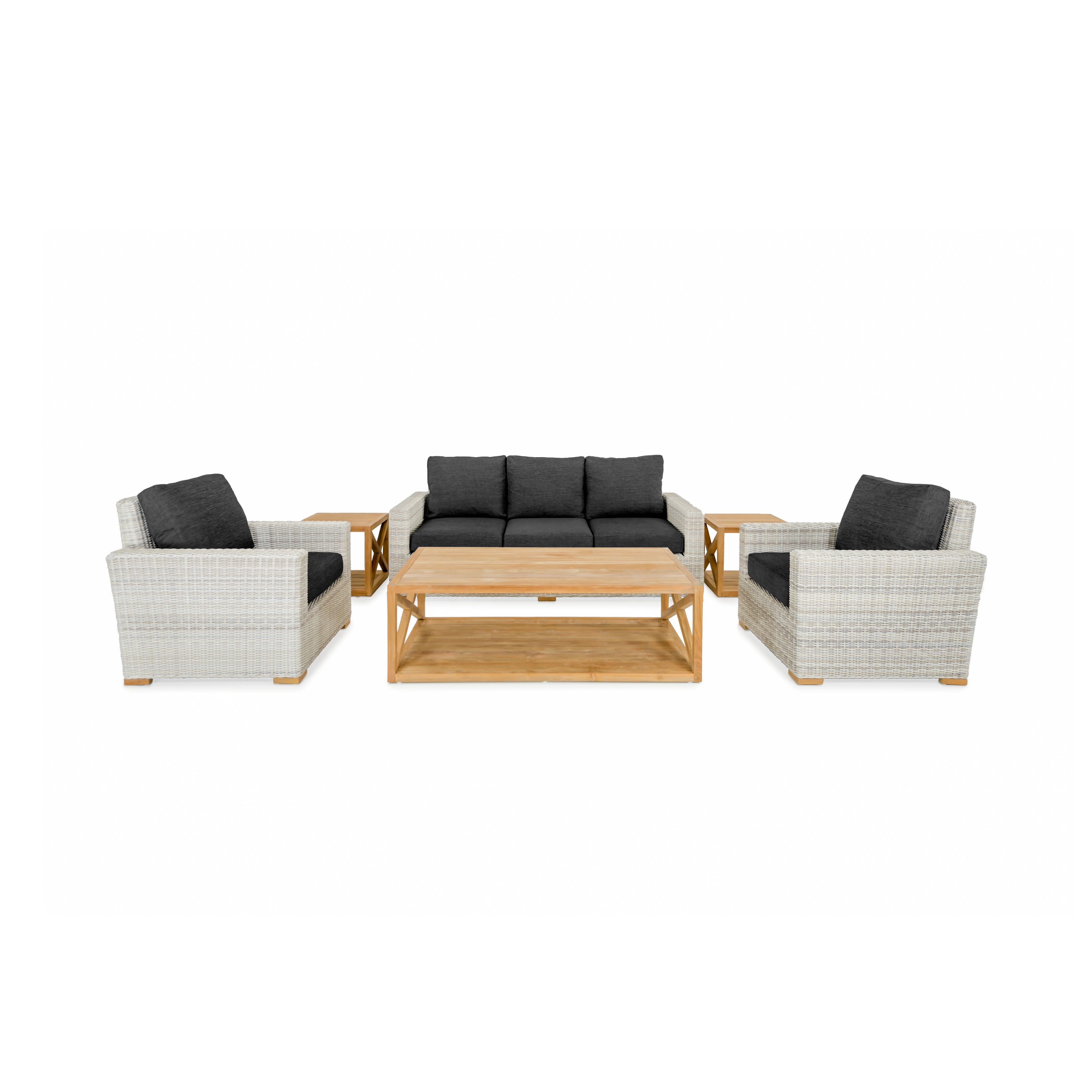 Oyster Bay Sofa/Clubs 6-Piece Lounge Set