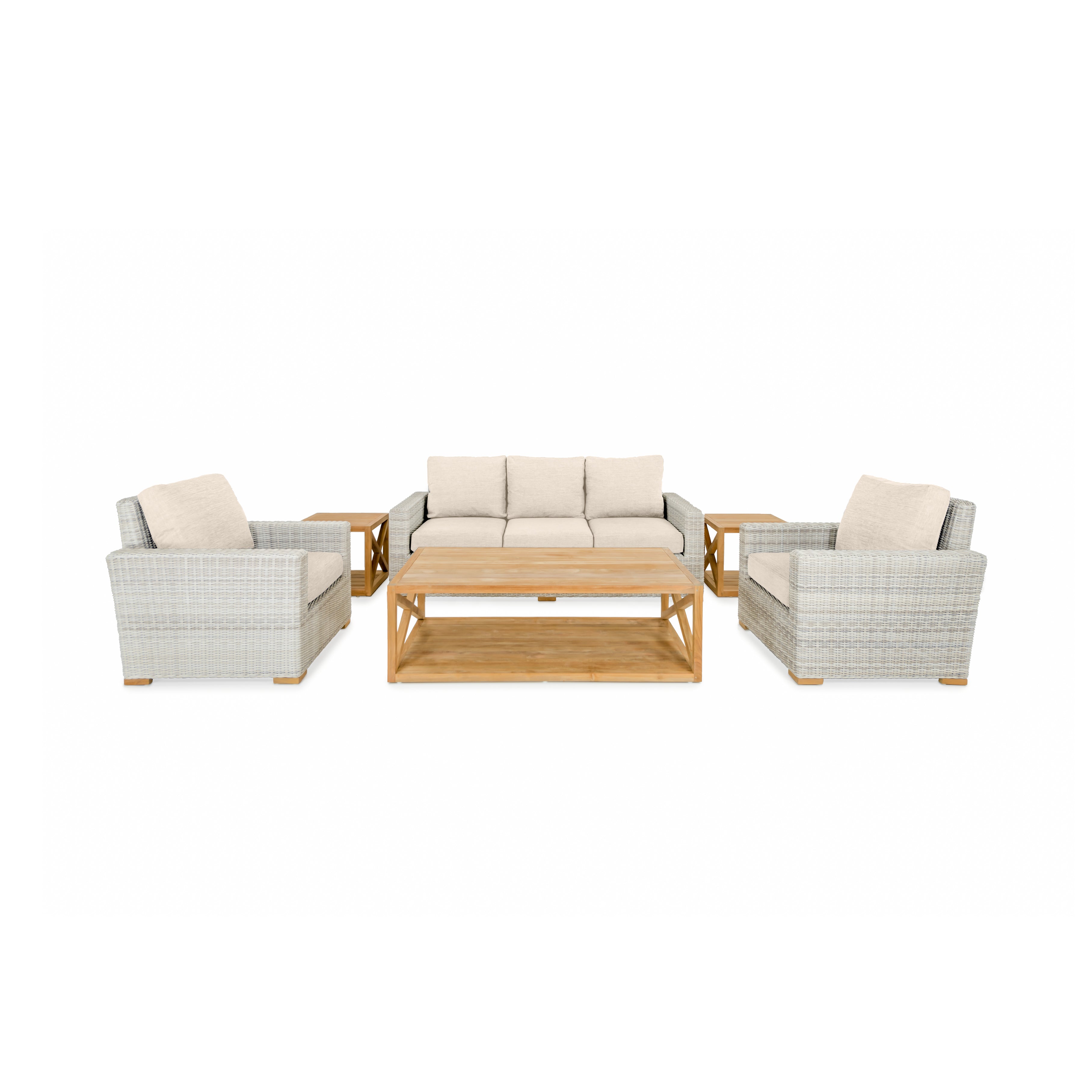 Oyster Bay Sofa/Clubs 6-Piece Lounge Set