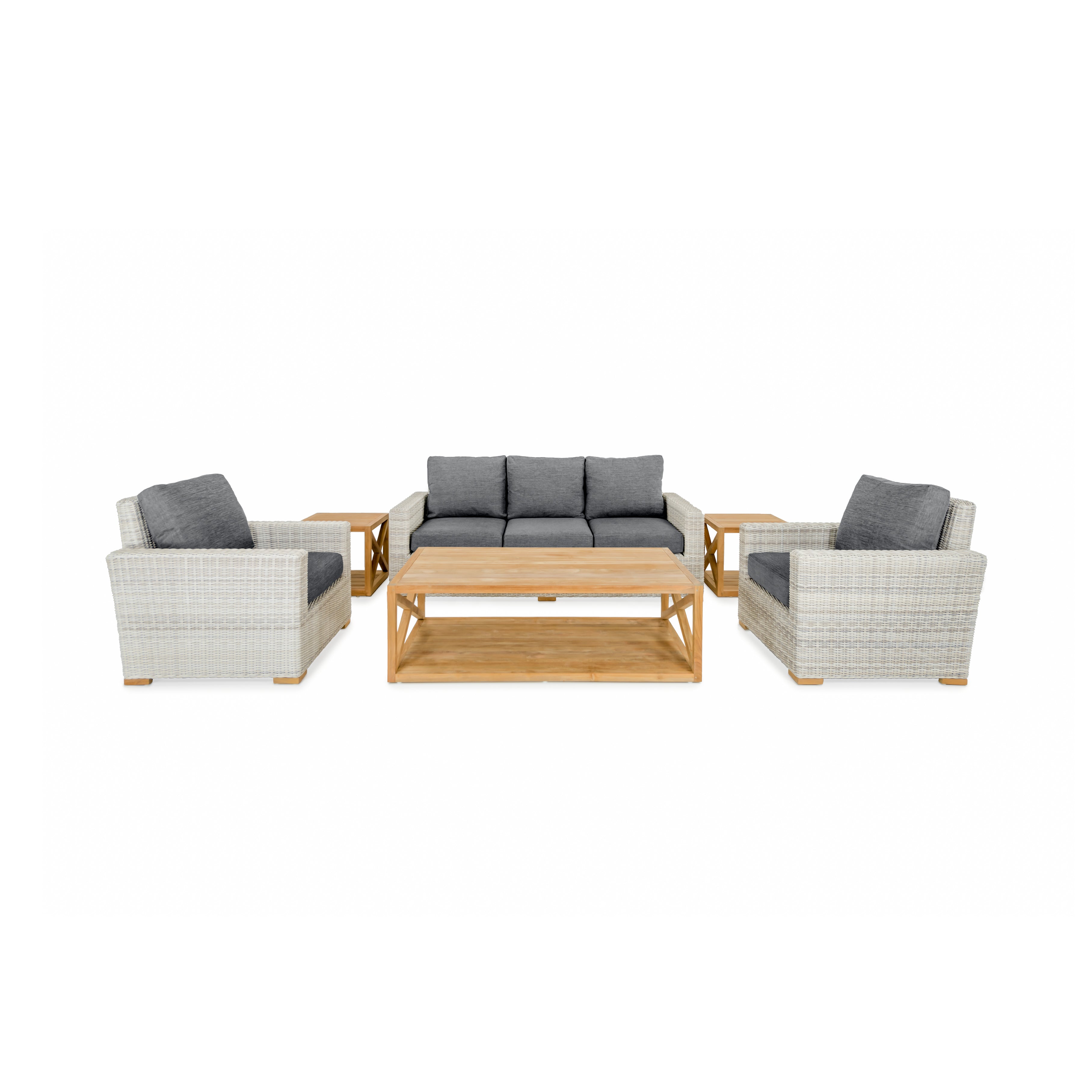 Oyster Bay Sofa/Clubs 6-Piece Lounge Set