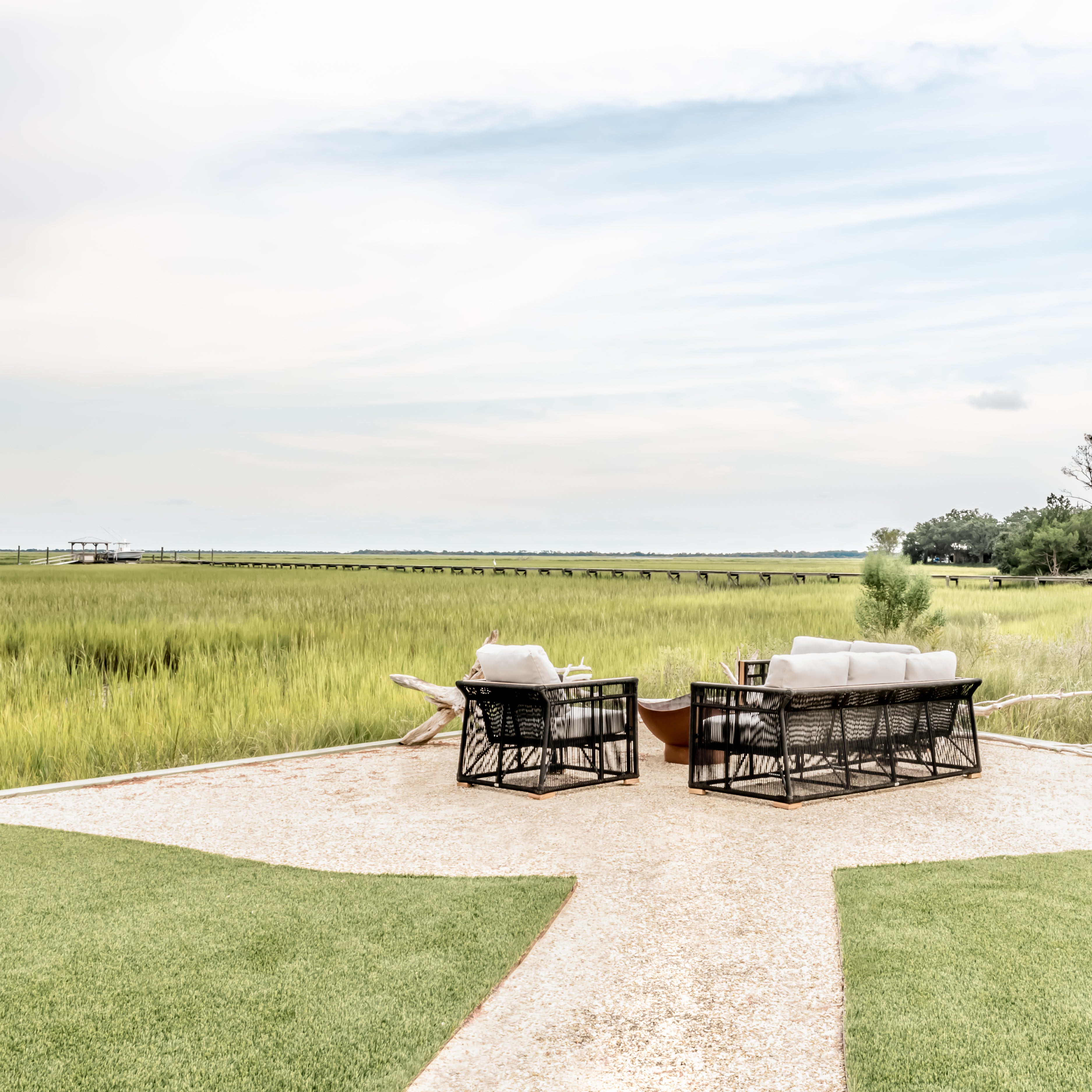 Breeze Sofa - Outdoors | Teak + Table