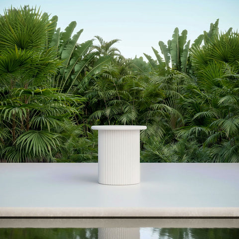 Palma Side Table | White