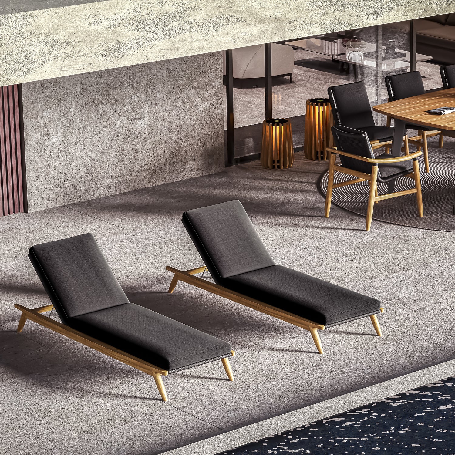 Amalfi Chaise Lounge
