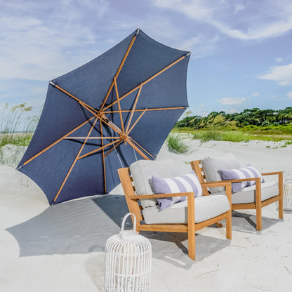 Levante Round Bamboo Umbrella