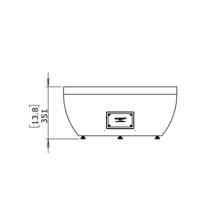 POD 30 FIRE PIT BOWL - NATURAL GAS / LIQUID PROPANE
