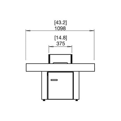 GIN 90 (CHAT) FIRE PIT TABLE - ETHANOL