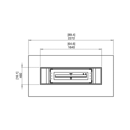 GIN 90 (DINING) FIRE PIT TABLE - ETHANOL