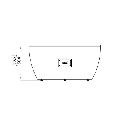 POD 40 FIRE PIT BOWL - NATURAL GAS / LIQUID PROPANE