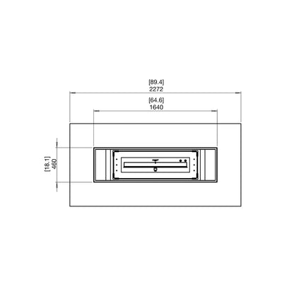 GIN 90 (LOW) FIRE PIT TABLE - ETHANOL