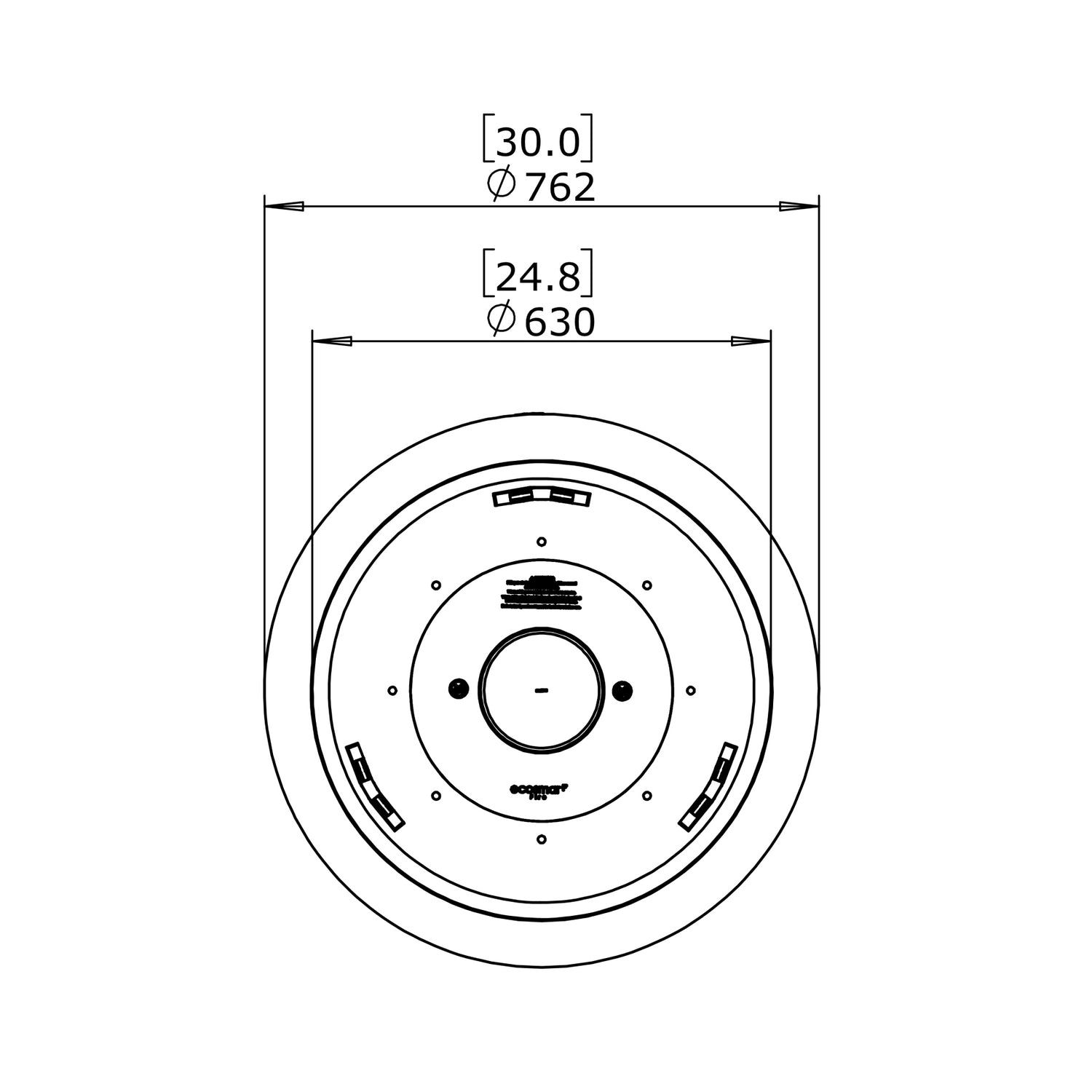 POD 30 FIRE PIT BOWL - NATURAL GAS / LIQUID PROPANE