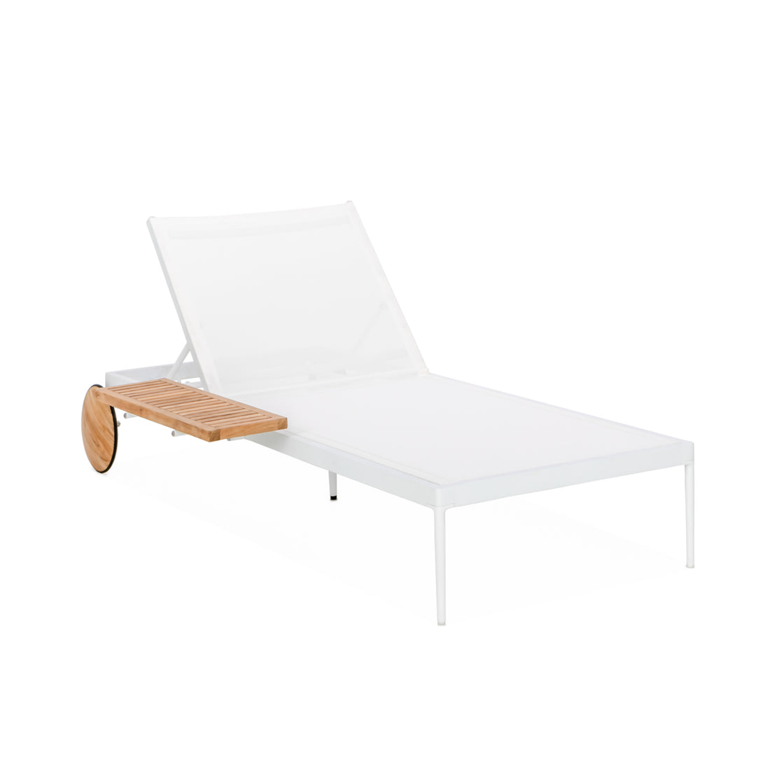 St. Barts Chaise Lounge White