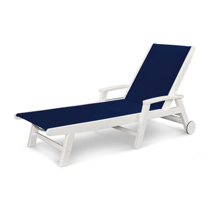 Coastal Chaise With Wheels