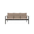 Barbados Sofa - Front View Taupe | Teak and Table