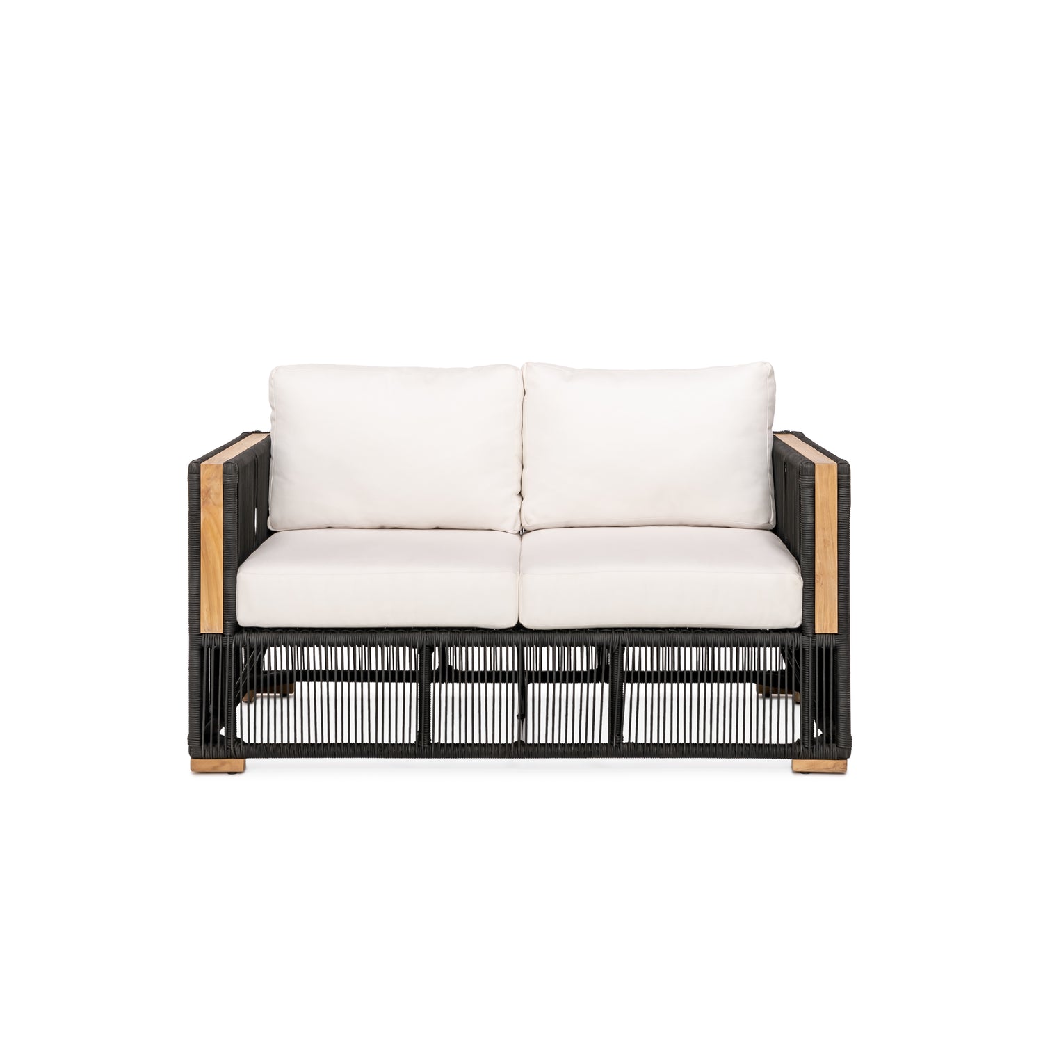 Breeze Loveseat | Teak + Table