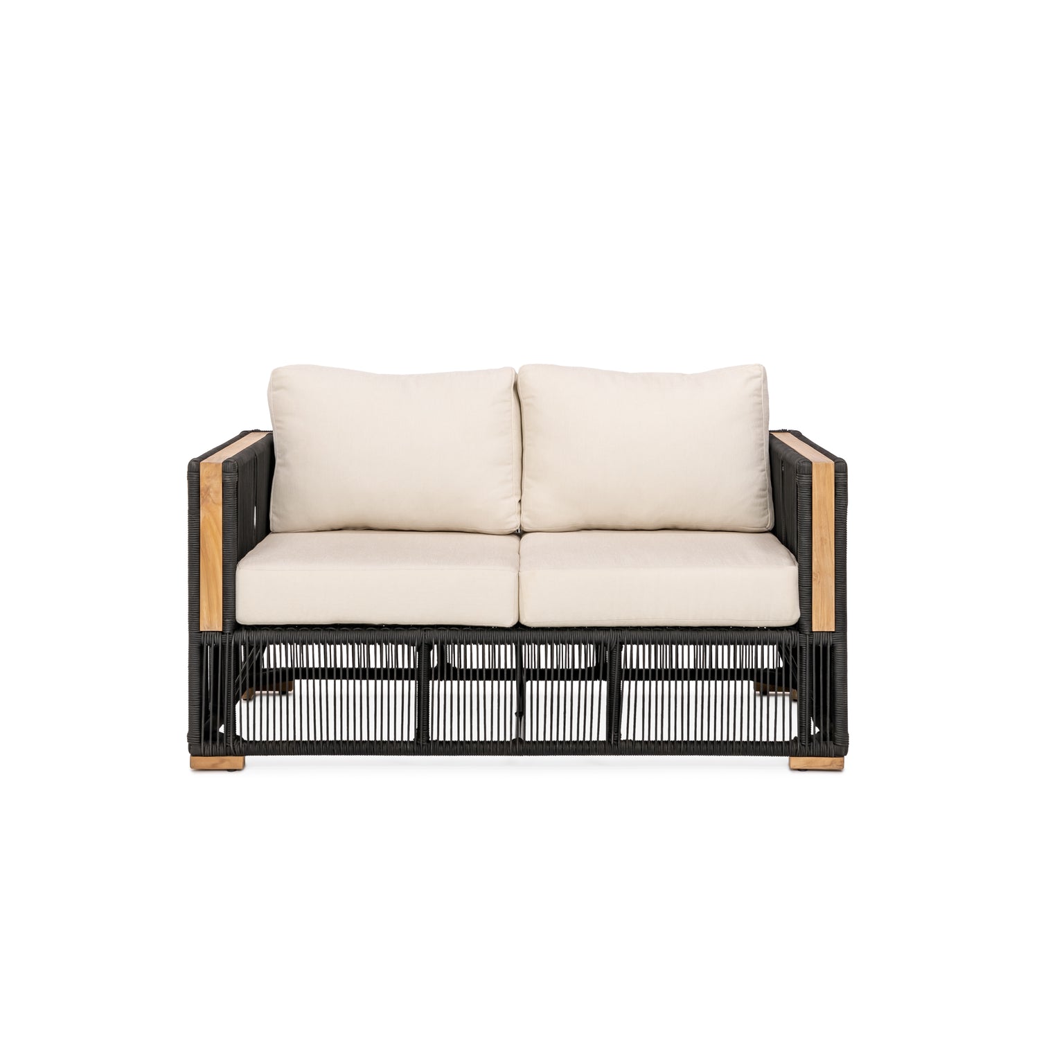 Breeze Loveseat - Natural | Teak + Table
