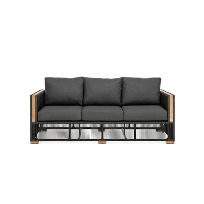 Breeze Sofa - Granite | Teak + Table