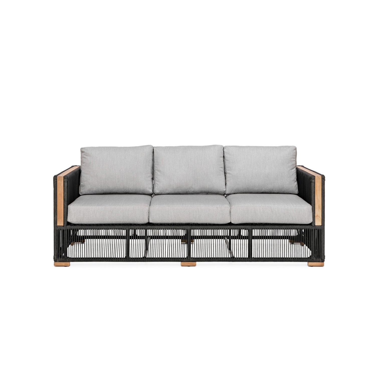 Breeze Sofa - Granite | Teak + Table