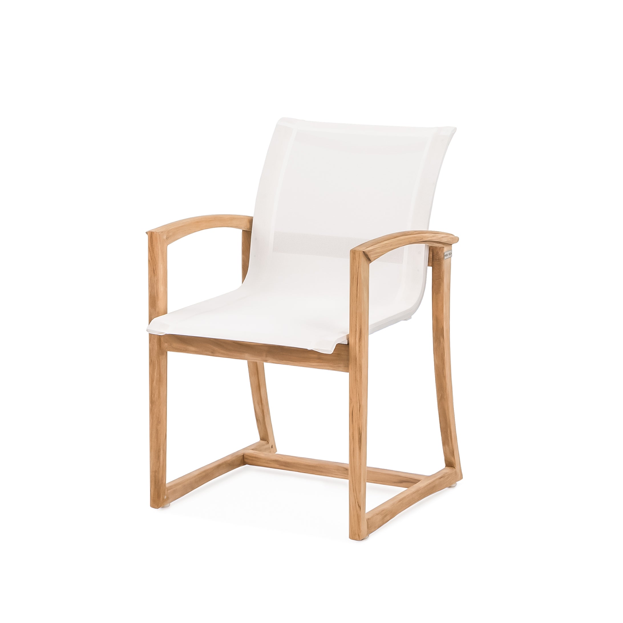 Capri Dining Chair - Side View | Teak and Table