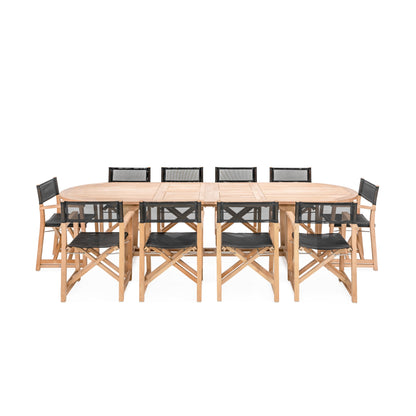 Cayman Oval Double Leaf Expansion Table
