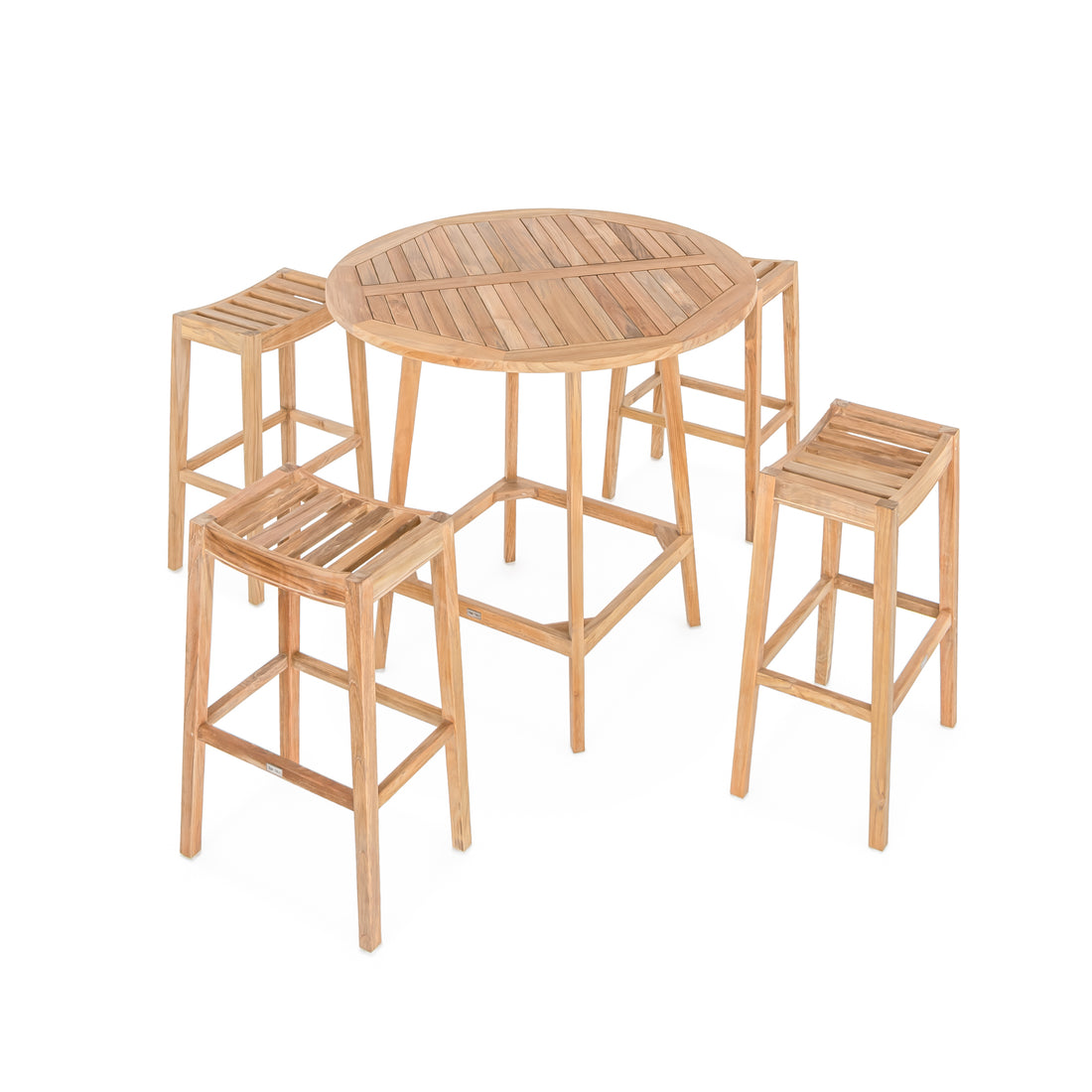 Friday Stool/Friday Round Bar 5-Piece
