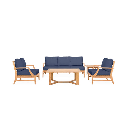 Charleston Sofa/Clubs 5-Piece Lounge Set
